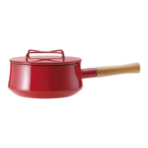 DANSK片手鍋 丹麥DANSK 木柄片手鍋紅色- 比比昂日貨